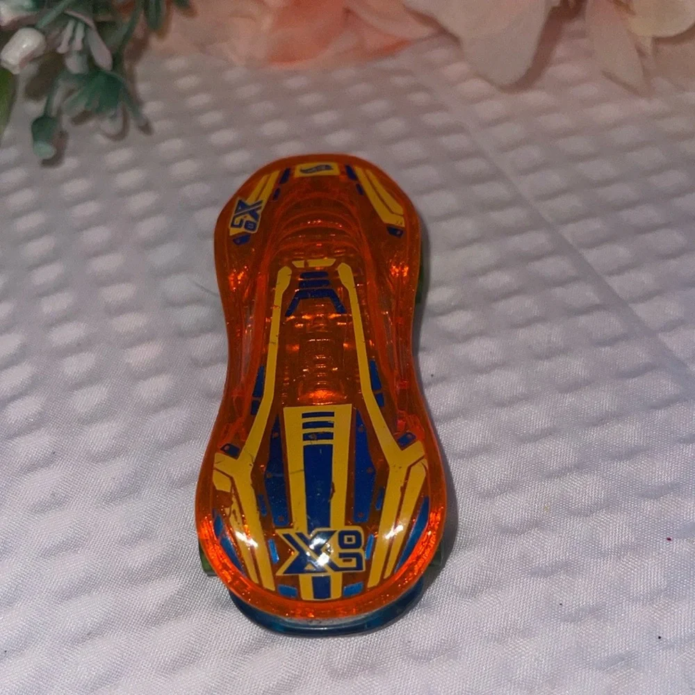 Hot Wheels Clear Speeder Orange Blue Green Car Malaysia Loose